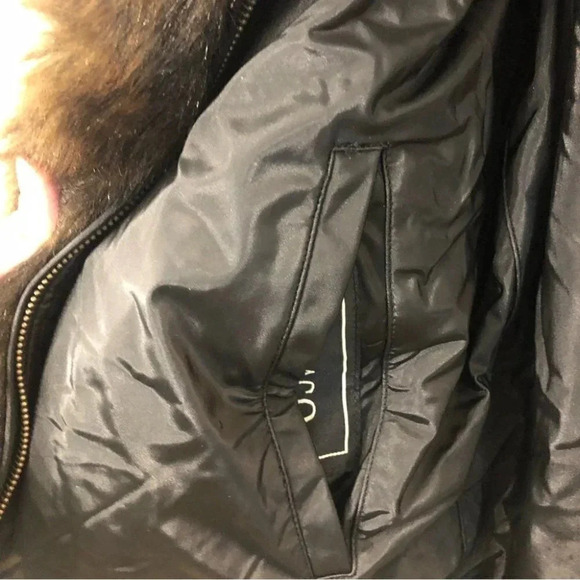 Coaco Reversible Faux Fur Zip Up Black and Brown Striped Vest Size Large  GUC - Picture 6 of 10